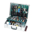 Trusa scule electrician, electronica, cutie AL, 62 piese, PK-15307BM-40, PROSKIT INDUSTRIES
