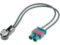 Conector auto adaptor antena, 2 FAKRA, ISO, Audi, Mercedes, Seat, VW, Skoda, ZRS-2F-ISO