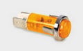 Lampa semnalizare, led, 230VAC, 12.7mm, amber, C287000MAB, BULGIN