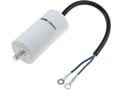 Condensator pornire motor, 30uF, 450V, fir cu papuc, surub, CBB60G-30/450