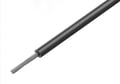 Cablu siliconic, 1x1.5mm2, litat, izolatie silicon, negru, 180C, 500V, SIFF1.50-B, HELUKABEL