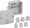 Cutie plastic, jonctiune, gri, 94x94x56mm, IP54, ABOX-M-040-AB-L, SPELSBERG