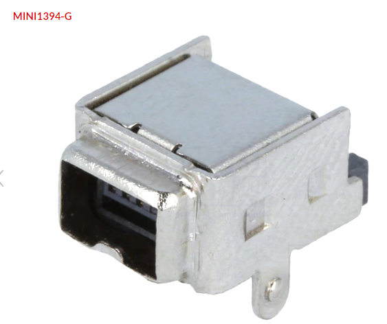 Soclu IEEE 1394, FIRE WIRE, 4 pini, MINI1394-G