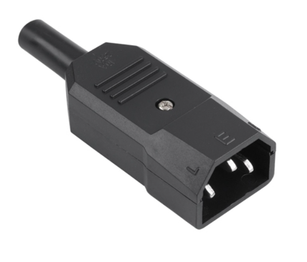 Mufa alimentare tata, C14, IEC, pentru cablu, 10A, PC-116, KAISER