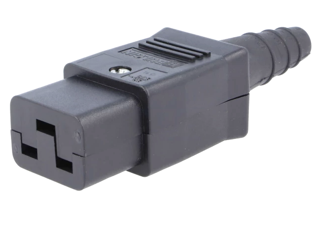 Conector alimentare calculator, mama, IEC C19, 16A, PX0599, BULGIN