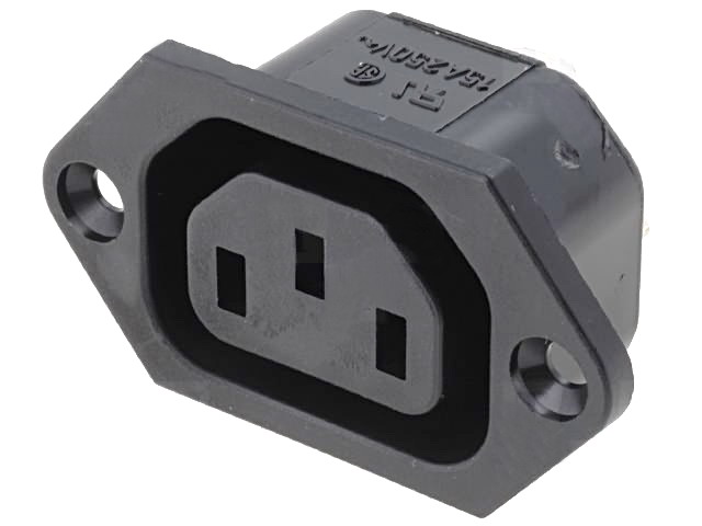 Soclu mama alimentare, IEC 60320, C13, panou 10A, 6600.3300