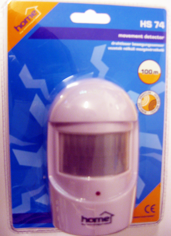 Senzor PIR, Wireless, 8m, 120grade, HS74