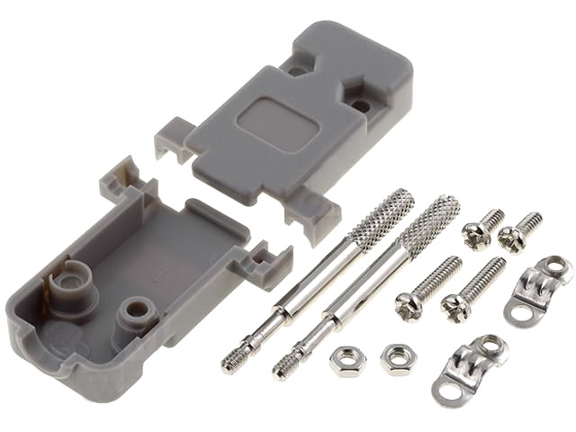Carcasă: pentru conectori D-Sub; D-Sub 9pin,D-Sub HD 15pin, DSC-309