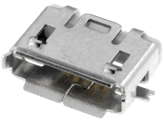 Conector micro USB, AB, soclu pcb, ESB227110100Z