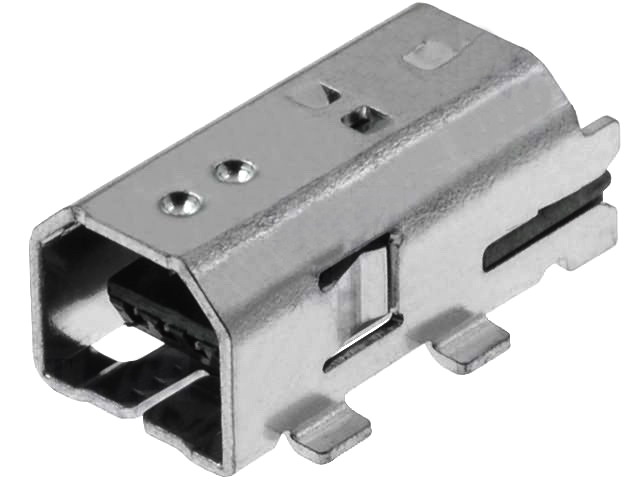 Conector MINI USB, TIP B, soclu, 4 pini, ESB34100000Z