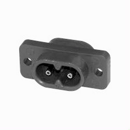 Conector alimentare, 2 pini, tata, IEC 60320, C8, 2.5A, 220VAC, GZ-01