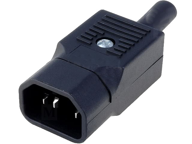 Mufa alimentare tata, Conector: IEC 60320,alimentare AC; C14 (E); mufă; tată, 10A, PX0686, BULGIN