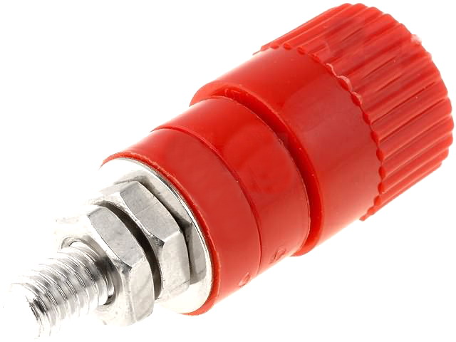 Soclu banana, mama, 4mm, 6A, 60VDC, RG203-RT