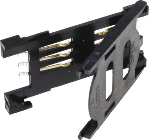 Conector card, 6 pini, SIM-ejector, SIMCN