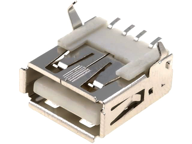 Conector USB, TIP A, soclu, pcb, DS1095-BNM0