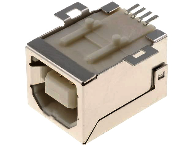 Conector USB-B, soclu pcb, USBB-G-SMD