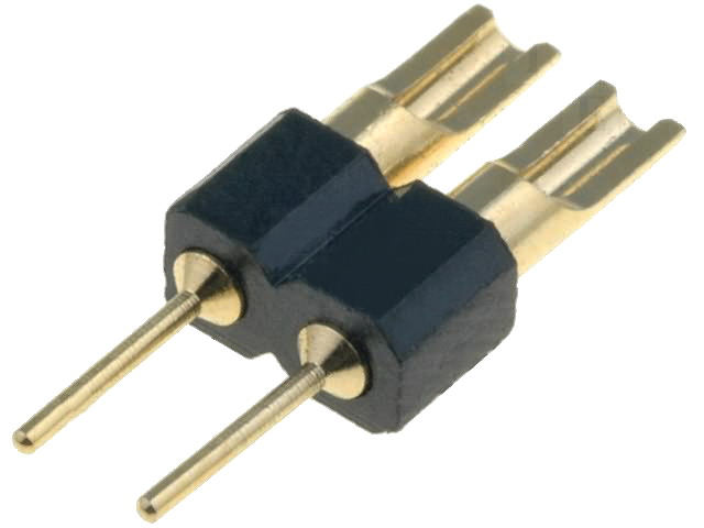 Bareta tata, 1x2 pini, 2.54mm, ZL210-2P