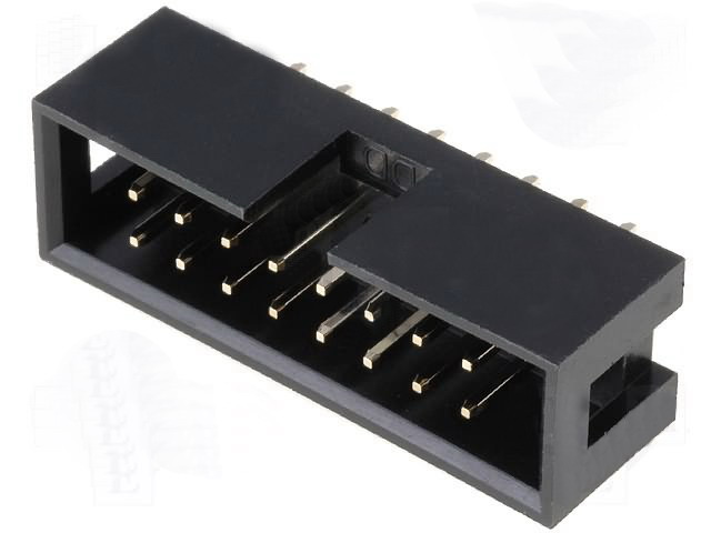 Soclu; IDC; tată; PIN: 16; drept; THT; aurit; 2,54mm; Dispunere: 2x8, ZL231-16PG