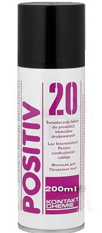 20/200, Positive 20, aerosol fotorezist, 200ml