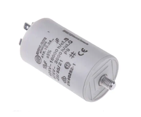 40UF/425VAC, Condensator pornire motor, fisa 6.3mm, surub fixare, 4.16.10.29.64, DUCATI