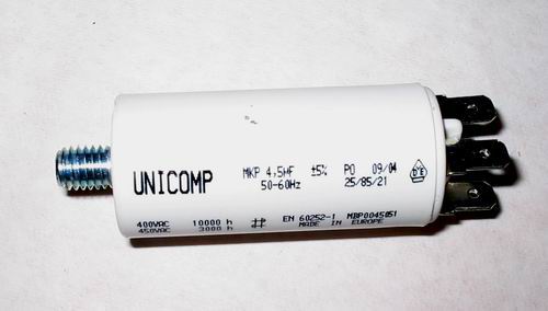 Condensator pornire motor, 50uF, 400/450V, papuc, 4.16.10.30.64, DUCATI