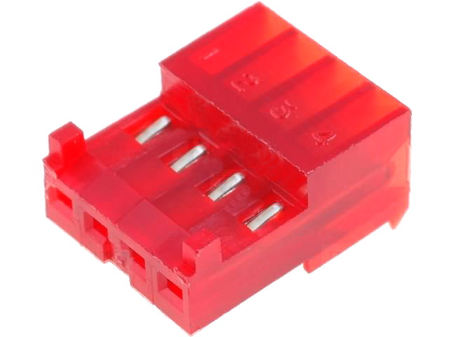 Conector mama, MTA100,-pini, pas 2.54mm, 3-643813-4
