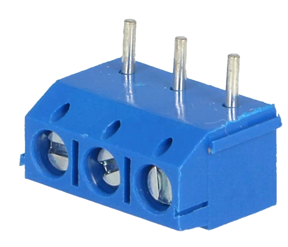 Conector pcb, 3pini, 16A, RM5, albastru, TB-5.0-K-3P1-BL