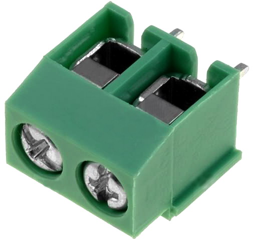 Regleta pcb, 2 pini, verde, 5mm, 18A, 0.5...2.5mm2, DG126-5.0-2P14