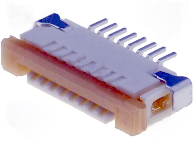 Conector panglica FFC/FPC, 8pini, 1mm, contacte superioare, 52207-0885