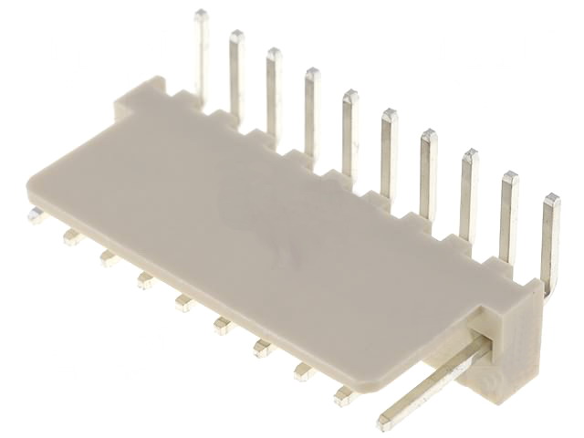 Soclu tata, 2.54mm, In unghi, 10pini, NS25-W10K