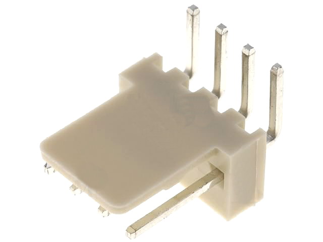 Soclu; cablu-placă; tată; NS25; 2,54mm; PIN: 4; THT; 250V; 3A, NS25-W4K