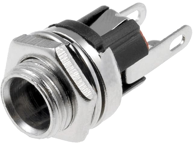 Conector alimentare DC, 5.5x2.5mm, 5A, panou, FC681446