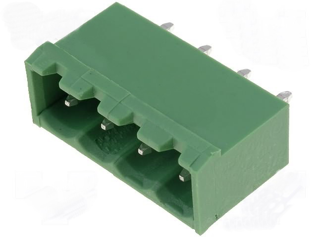 Conector pcb, deconectabil, 4 pini, 5.08, TBG-5-PW-4P/GN