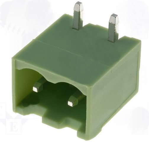 Conector pcb, deconectabil, 2 pini, 15A, 5.08mm, TBG-5-KW-2P-GN