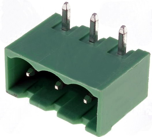 Conector pcb, deconectabil,3 pini, RM5.08, 15A, TBG-5KW-3P/GN