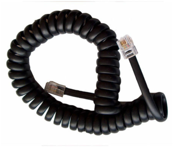 Cablu receptor, telefon, spiralat, 4m, negru, TEL0032A-4.2