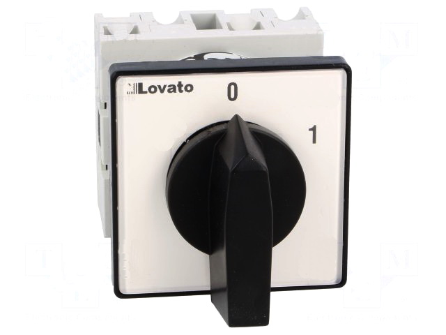 Comutator cu came; 16A, 2 poli; 2 pozitii; 0-1; GX1691U, LOVATO