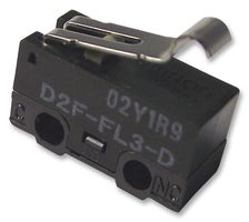 Microintrerupator SPDT; ON-(ON),  D2F-FL3-D, OMRON