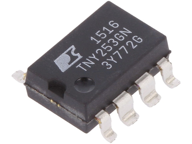 TNY253GN, Voltage Regulator, AC to DC Converter, Flyback, 85 VAC to 265 VAC, 4 W