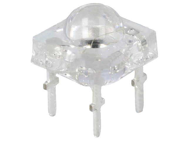 LED super flux bicolor, rosu, albastru, 2300mcd, 1200mcd, OSRBM4Z2C1D