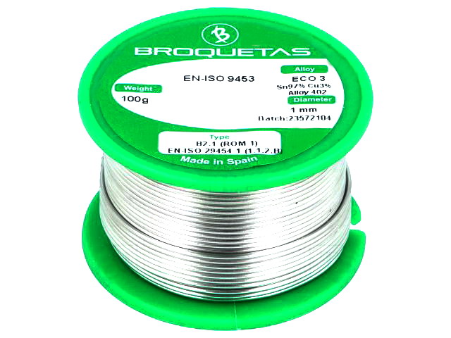 Aliaj lipit fara Pb; 1mm, Sn97Cu3; 100g; ECO3-10/01H