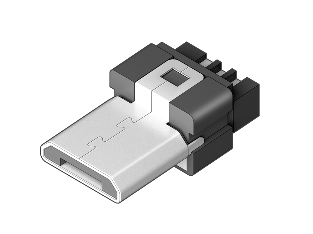Conector Micro-USB, 5 poli, 712-4-S-BS0