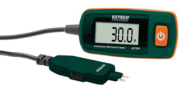 Tester de curent auto; mini; 48VDC; 30A; 0.71m; AUT30M