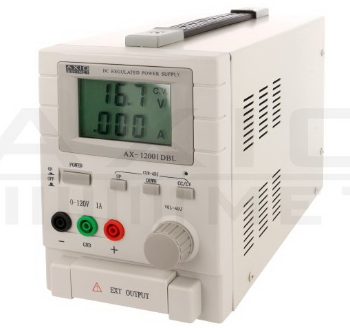 Sursa tensiune reglabila, 0-120VDC, 0-1A, 1 CANAL, AX-12001DBL, AXIOMET