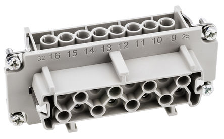 Conector mama; 16 pini +PE; 500V/16A; EPIC; 10195000