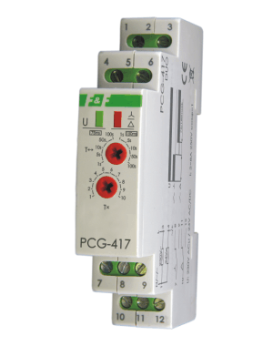 Timer STAR-DELTA, 2x8A, 1-1000sec, 230VAC/24VAC/DC, PCG-417-DUO