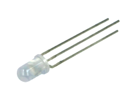 Led bicolor rosu, verde, 3mm, difuz, L-115WEGW-CA, KINGBRIGHT ELECTRONIC