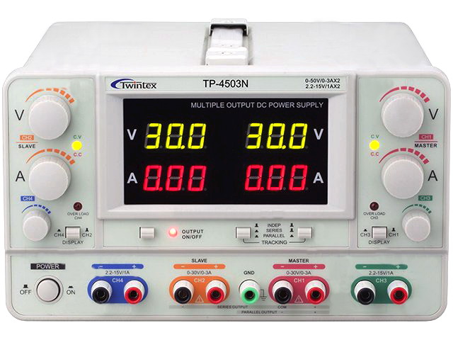 Sursa tensiune laborator, 4canale, 2x50V, 2x15V, TP-4503N