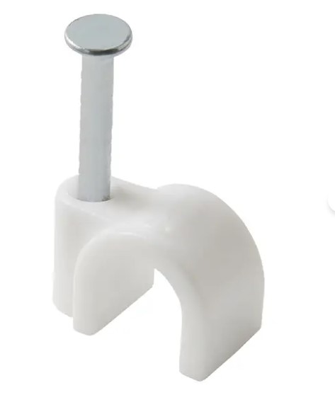 Clips montare cablu, 5mm, cu cui, 1buc, CHR5M