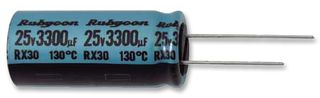 22uF/100V, Condensator electrolitic, 8x11mm, RUBYCON